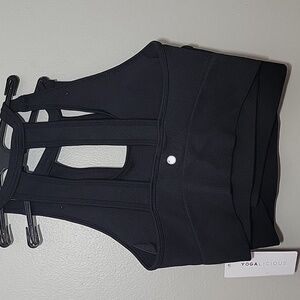 Yogalicious Black Strappy Sports Bra